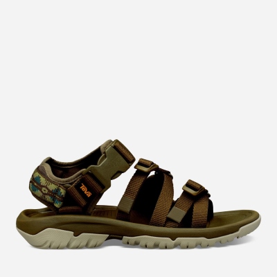 Teva Hurricane XLT2 Alp Men's Dark Olive / Green Sandals CA21925 Canada Clearance